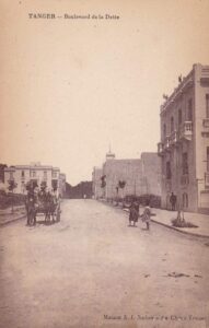 صورة لشارع السلف الذي تحول اسمه إلى شارع باستور في عام 1925